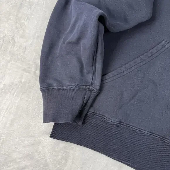 Vintage Roots Canada Hoodie Athletics Flag Logo Men Size Large Fleece Navy Y2K - Picture 9 of 9